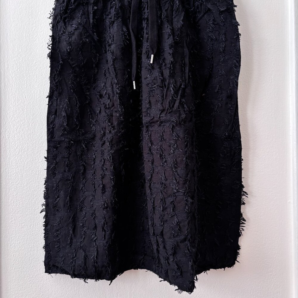 See By Chloe Fringe Embellished Drawstring Midi T-Shirt Dress - Picture 5 of 8